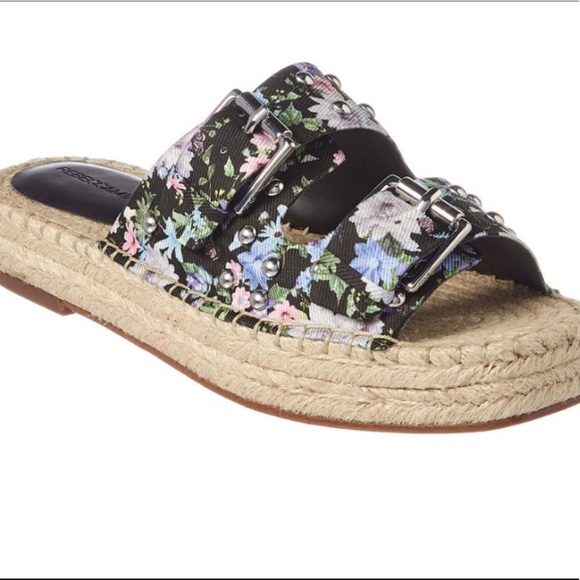 Rebecca Minkoff Shoes - Rebecca Minkoff Black Floral Espadrille SIZE 11